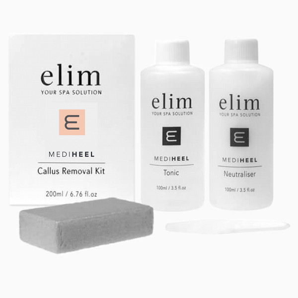 ELIM MediHeel Callus Removal Kit zestaw do usuwania zrogowaceń 200ml