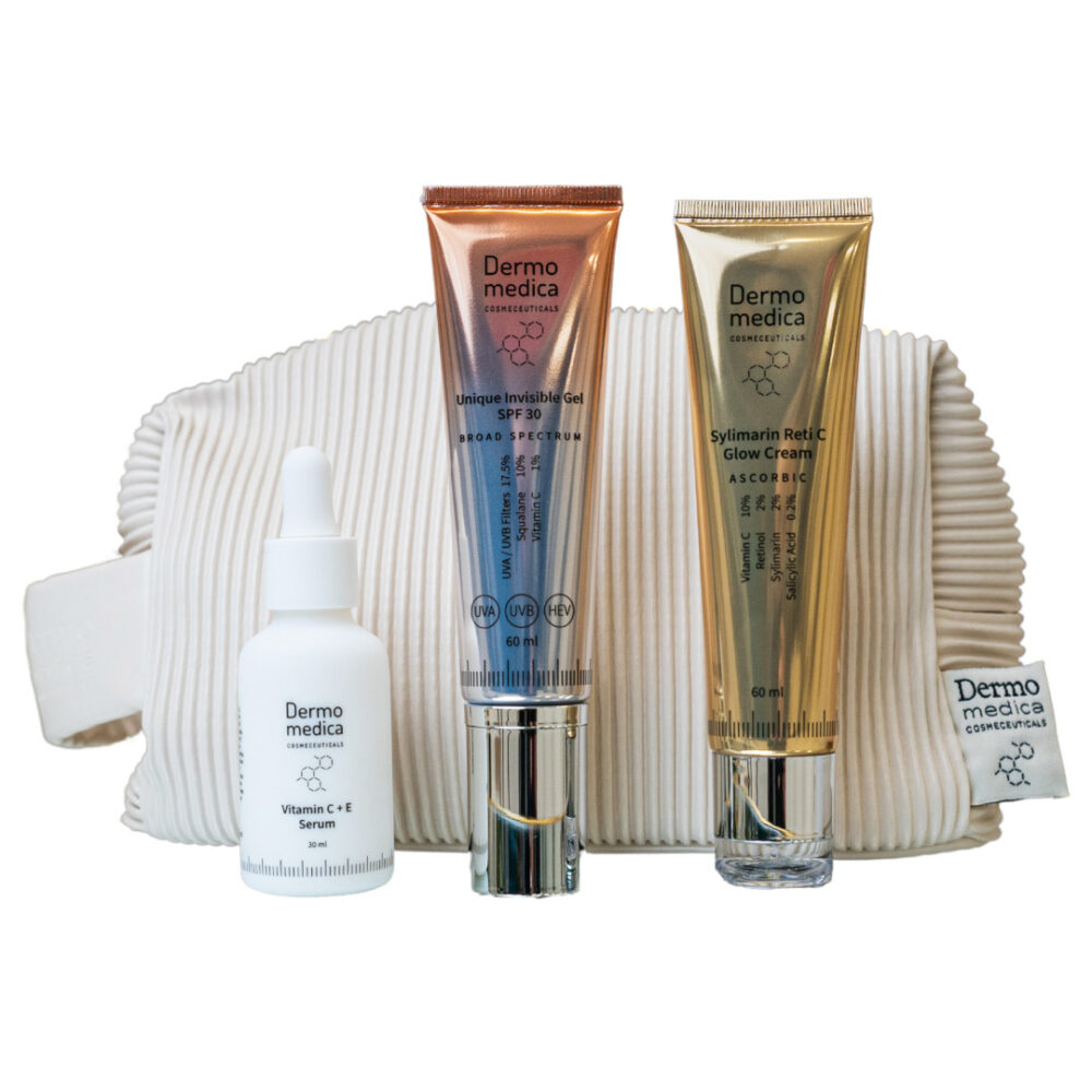 dermomedica zestaw timeless radiance trio